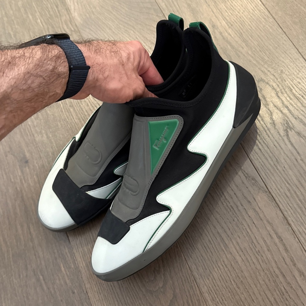 ferragamo slip ons